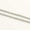 Tarnish Resistant Stainless Steel Twisted Chains, with Spool, Unwelded, Stainless Steel Color, 3x2x0.6mm, about 82.02 Feet(25m)/roll