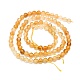 Heated Natural Citrine Beads Strands&nbsp;G-P457-A03-22-3