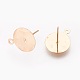 Iron Stud Earring Findings&nbsp;IFIN-F150-01G-2