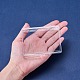 クリアプラスチックビーズ収納ケース  直方体の  透明  9.3x6.8x1.6cm&nbsp;CON-WH0019-04-4