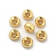 真鍮ビーズ  ロンデル  18KGP本金メッキ  5x2.5mm  穴：1.8mm&nbsp;KK-P232-12G-3