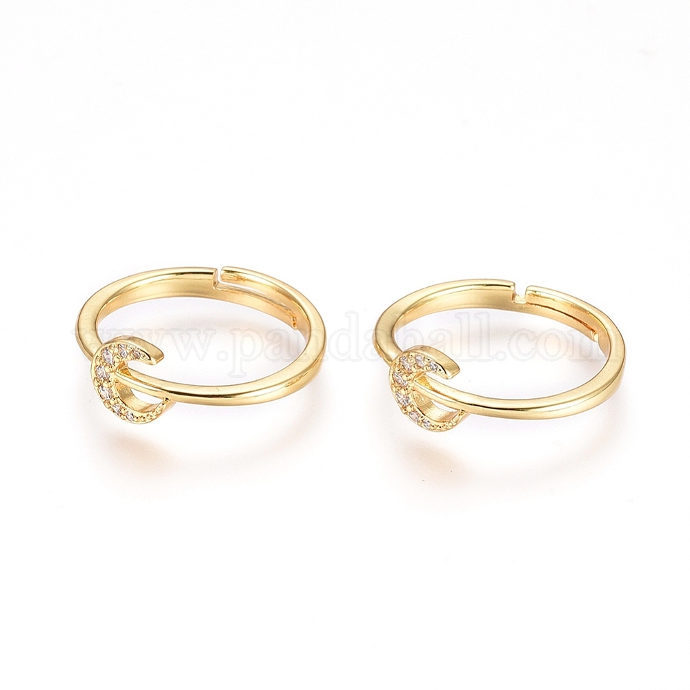 Wholesale Adjustable Brass Finger Rings - Pandahall.com