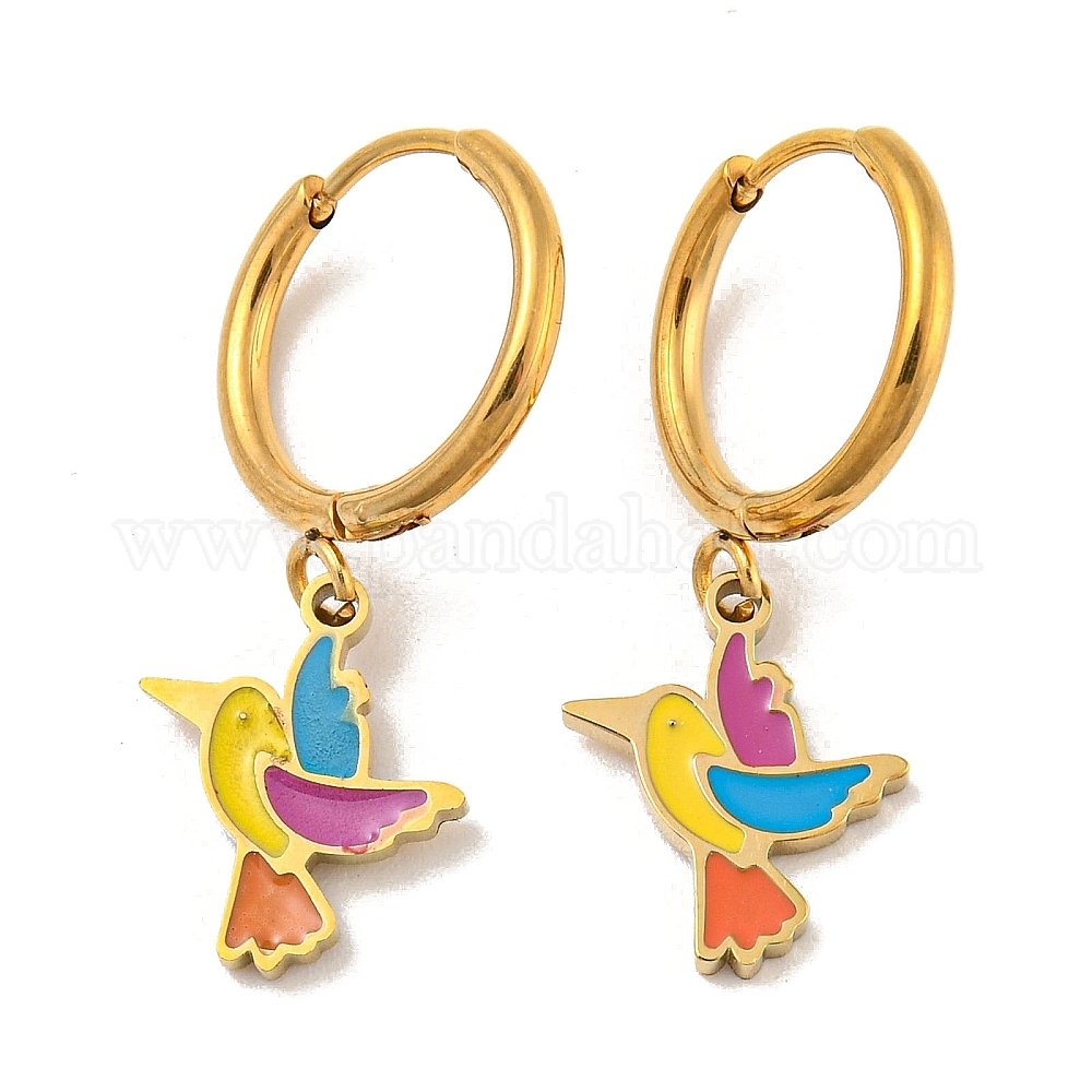 2 Pcs 201 Stainless Steel Big Hoop Earrings Non-allergenic Earrings 2 Pcs 201 Stainless Steel Big Hoop Earrings Non-allergenic Earrings