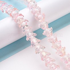 Transparent Glass Beads Strands&nbsp;LAMP-H061-01D-03