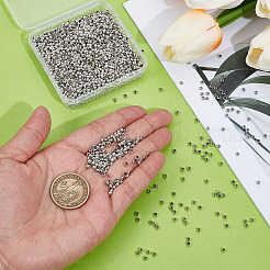 2000Pcs Brass Crimp Beads&nbsp;KK-ME0003-33P