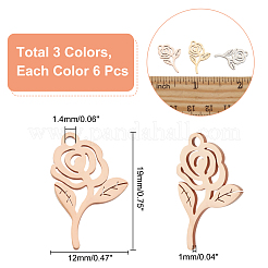 18Pcs 3 Colors Valentine's Day Theme&nbsp;STAS-UN0030-17