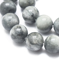 Natura Hawk's Eye Beads Strands&nbsp;G-D0001-22B-10mm