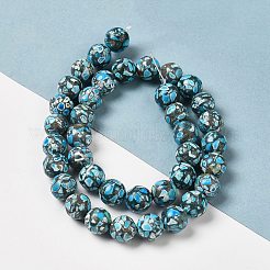 Synthetic Gemstone Dyed Beads Strands&nbsp;G-P507-03B-10