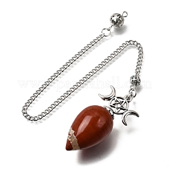 Natural & Synthetic Gemstone Dowsing Pendulum Pendants&nbsp;GG-CBA6D08-A