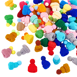 60Pcs 2 Style Handmade Wool Woven Hat Decoration&nbsp;AJEW-NB0005-60