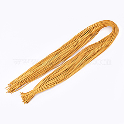 スエード調コード  フェイクレース  オレンジ  2.5~2.8x1.5mm  約1.09ヤード（1m）/連&nbsp;LW-R023-2.8mm-39