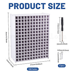 180 Holes PVC Pen Holder&nbsp;AJEW-WH0609-481