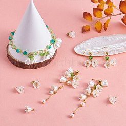 40Pcs Lily of the Valley Plastic Pendants&nbsp;JX634A