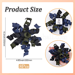 8Pcs Polyester Ribbon Bows&nbsp;DJEW-SP0001-05C