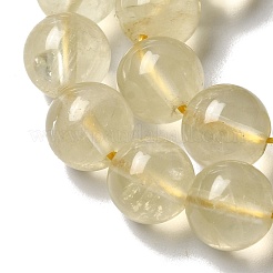 Natural Lemon Quartz(Heated) Beads Strands&nbsp;G-G286-A04-10mm-01