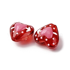 Glass Enamel Beads&nbsp;GLAA-Q125-01C
