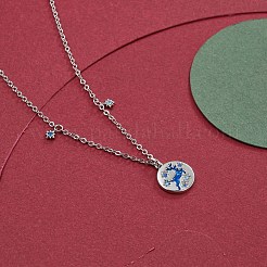 Christmas Theme Brass Pendant Necklaces&nbsp;NJEW-BB35103