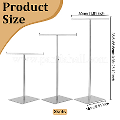 2Pcs Stainless Steel T Bar Single Handbag Rack&nbsp;ODIS-OC0001-93