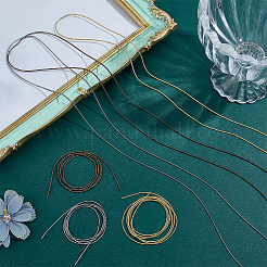 3 Bags 3 Colors Round French Wire Gimp Wire&nbsp;TWIR-SC0001-07