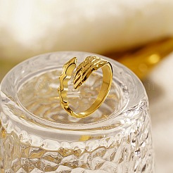 304 Stainless Steel Open Cuff Ring&nbsp;LS-HB4219-1