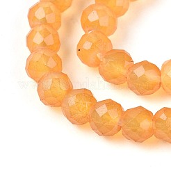 Imitation Jade Glass Beads Strands&nbsp;GLAA-T028-3mm-11C