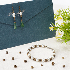 500Pcs 10 Styles Tibetan Style Alloy Spacer Beads&nbsp;TIBEB-PH0004-96