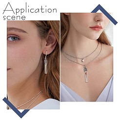 DIY Blank Wish Bottle Necklace Making Kit&nbsp;DIY-SC0021-78