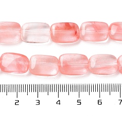 Cherry Quartz Glass Beads Strands&nbsp;G-K357-D07-01