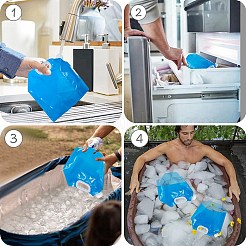Plastic Outdoor Water Bag&nbsp;AJEW-CN0006-39A