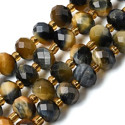 Dyed Natural Tiger Eye Beads Strands&nbsp;G-D105-B11