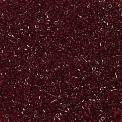 MIYUKIデリカビーズ  シリンダー  日本製シードビーズ  11/0  （db1102)トランスペアレントダーククランベリー  1.3x1.6mm  穴：0.8mm  約20000個/袋  100 G /袋&nbsp;SEED-J020-DB1102