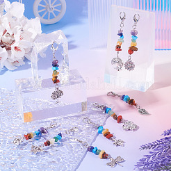 Chakra Gemstone Chip Pendant Decorations&nbsp;HJEW-TAC0028