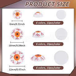 180Pcs 18 Styles Resin Eye Accessory with Doll Eye Makings&nbsp;DIY-PH0029-66