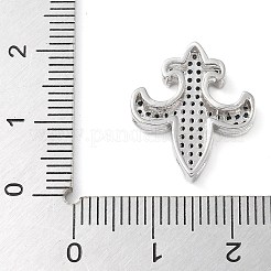 Brass Micro Pave Cubic Zirconia Beads&nbsp;KK-C086-05P