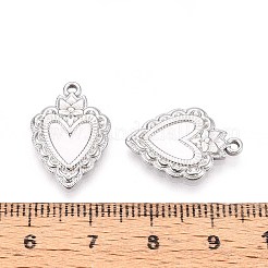 304 Stainless Steel Pendant Cabochon Settings&nbsp;STAS-T067-03P