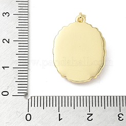 Brass Enamel Pendants&nbsp;KK-D358-01E-G