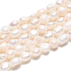 Natural Cultured Freshwater Pearl Beads Strands&nbsp;LS-PEAR-N014-04K