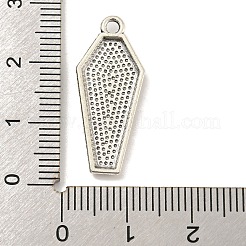 Tibetan Style Alloy Pendants Rhinestone Settings&nbsp;TIBE-L013-05AS-02