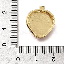 Brass Enamel Slide Charms&nbsp;KK-Z125-15B-G