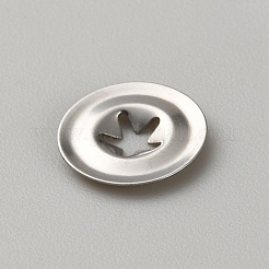 304ステンレスワッシャー  人形作り用品  中空星型フラットラウンド  ステンレス鋼色  10.5x1.5mm  穴：4.5x3.5mm&nbsp;DIY-WH0504-472A