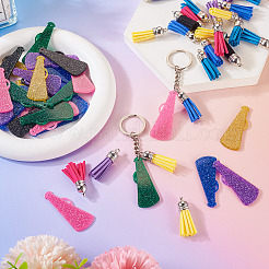 DIY Loud-speaker Shape Acrylic Pendant Keychain Making Kit&nbsp;DIY-TA0009-15