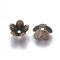 Tibetan Style Flower Alloy Bead Caps&nbsp;LS-TIBEP-S192-AB-NR