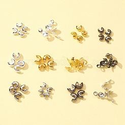 DIYジュエリー作りの発見キット  アイロンボールチープとクリンプビーズカバーを含む  ミックスカラー  3~8x3~4mm  内径：1.2~3mm  600個/箱&nbsp;IFIN-FS0001-16