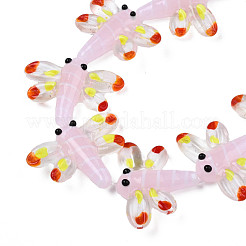 Autumn Theme Handmade Lampwork Beads Strands&nbsp;LAMP-Q031-017F