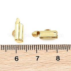 SHEGRACE Brass Slide On End Clasp Tubes&nbsp;XGRQ1R438-356G