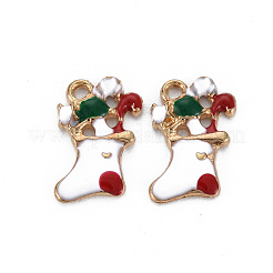 Alloy Enamel Pendants&nbsp;ENAM-S126-058-NR