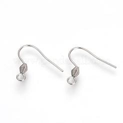 Tarnish Resistant 304 Stainless Steel Earring Hooks&nbsp;STAS-R071-30