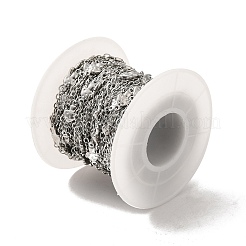 Tarnish Resistant 304 Stainless Steel Mushroom Link Chains&nbsp;STAS-B041-11P
