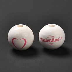 Natural Wood Beads&nbsp;WOOD-C008-02