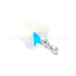 AB Color Plated Glass Pendants&nbsp;PALLOY-JF04596-02